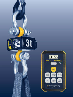Wireless load cell with handheld indicator