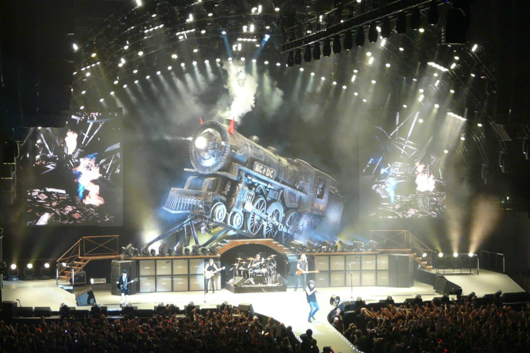 AC/DC Concert Stage