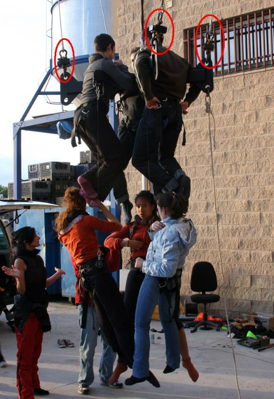 Acrobats on Wires - Human Castle Barcelona