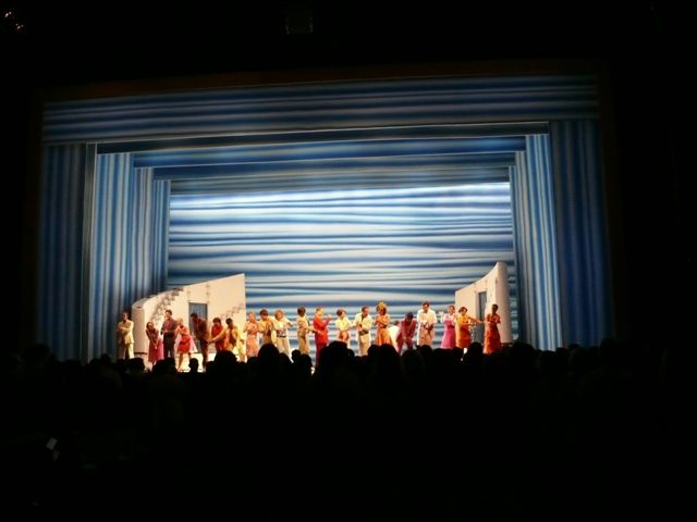 A travelling production of Mamma Mia!